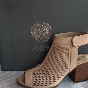 Vince Camuto Lavette Peep Toe Bootie